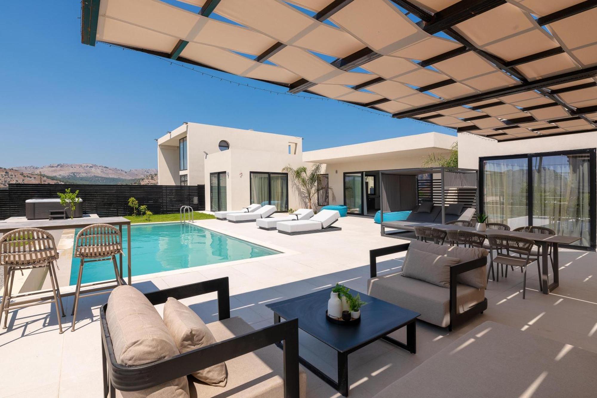 Villa Trapezia Luxury Living Kolymbia Exterior foto