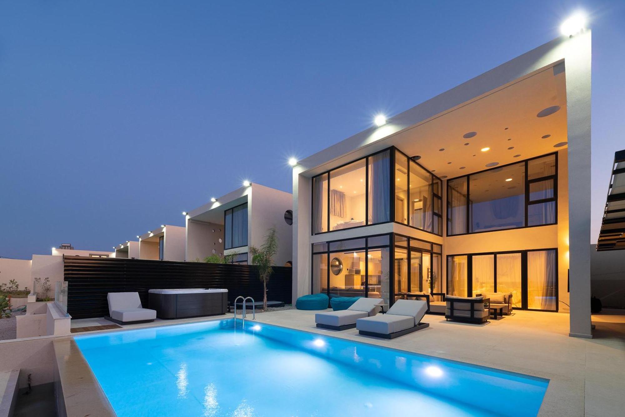 Villa Trapezia Luxury Living Kolymbia Exterior foto